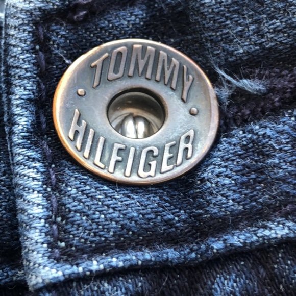 VINTAGE TOMMY HILFIGER MODERN SKINNY JEANS 12/31x27 😎 - Picture 11 of 11